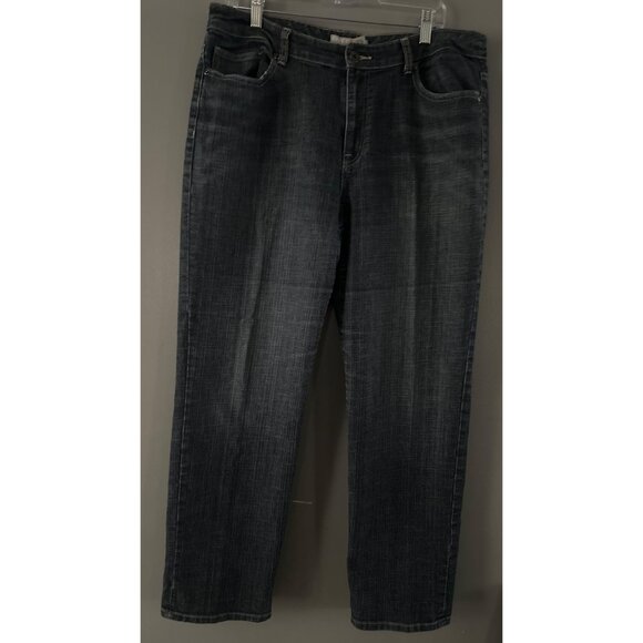 Chico’s Platinum Straight Leg Jeans Women’s Size 2.5 women’s 14–16 y2k preppy - Picture 2 of 8